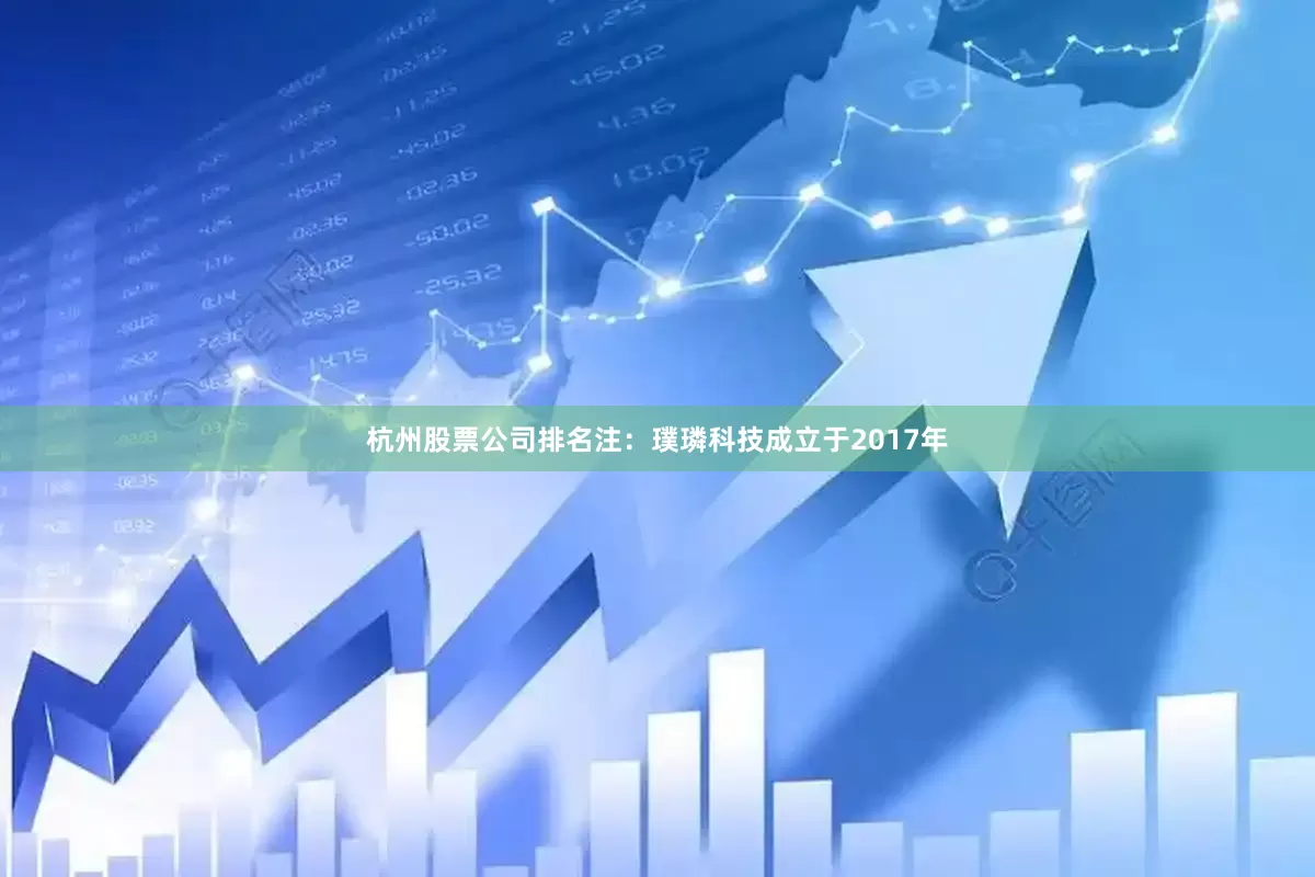 杭州股票公司排名注：璞璘科技成立于2017年